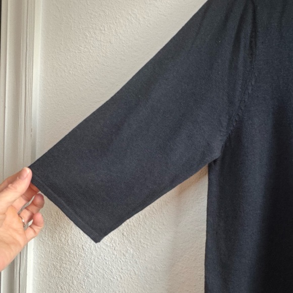 J JILL Cotton & Linen Button Front Cardigan - Picture 4 of 9